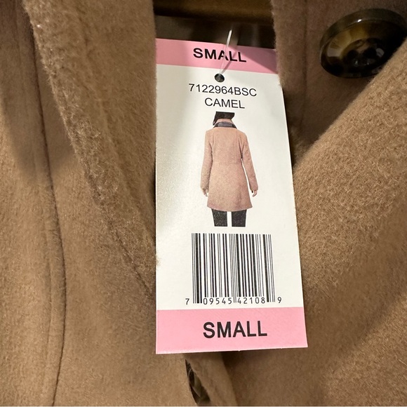🆕 LONDON FOG Camel Wool Blend Coat NWT - Picture 6 of 16